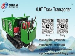 0.8 tonnes Mini auto-chargement en caoutchouc Petit tracteur avec moteur diesel