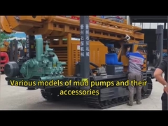 BW320 Pompes à piston horizontales portables, pompes à boue pour le forage de puits d' eau et le forage d' exploration