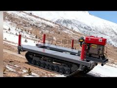 Sous-train de roulement en caoutchouc pour les travaux de construction alimenté par moteur diesel