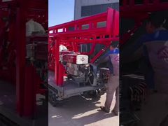 Facilité d'exploitation de la plateforme de forage portable de base 100 m - 200 m Profondeur de forage ISO 9001 Approuvée