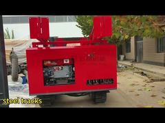 Châssis chenillé en acier de 4 tonnes et tour pliante pour foreuse