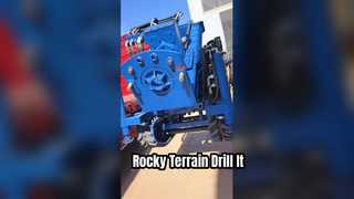 ST 150 Water Well Drilling Rig for Rocky Terrain